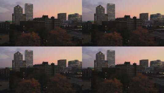城市夜晚景色高清在线视频素材下载
