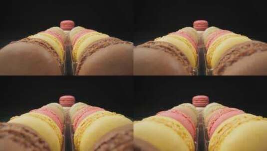 马卡龙 蛋糕 甜点 可爱 甜品高清在线视频素材下载