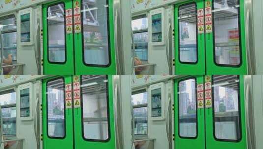 重庆轻轨站高清在线视频素材下载