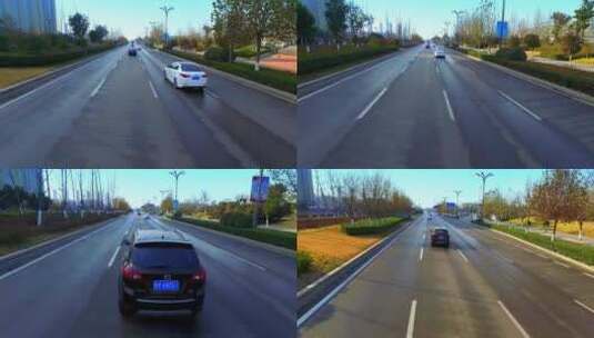 公路上的汽车高清在线视频素材下载