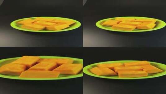 餐饮老南瓜食物高清在线视频素材下载