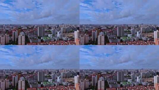 上海徐汇区延时航拍空镜高清在线视频素材下载