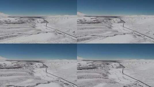冰雪覆盖下的世界高清在线视频素材下载