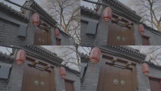 北京冬天胡同  北京人文空镜高清在线视频素材下载