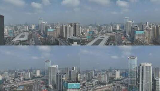 重庆渝北区航拍高清在线视频素材下载