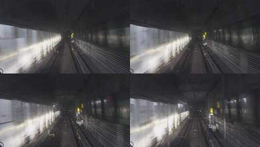 重庆地铁轻轨场景高清在线视频素材下载