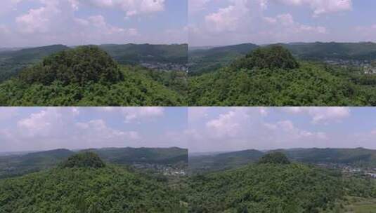 春堡山风景高清在线视频素材下载