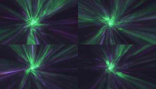 4k孔洞绿光时光穿梭空间穿越特效透明素材高清在线视频素材下载