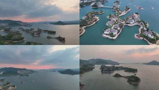 【原创4K合集】杭州淳安千岛湖景区风光高清在线视频素材下载
