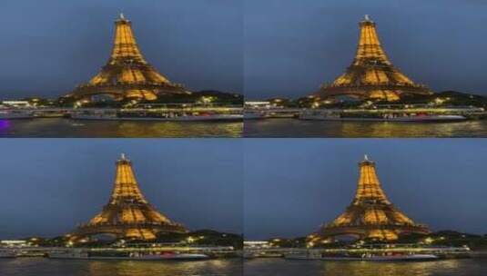 巴黎 法国 埃菲尔铁塔 巴黎高清在线视频素材下载