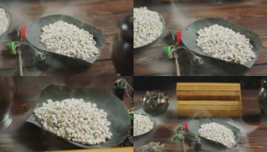 薏米薏米仁食材药材高清在线视频素材下载