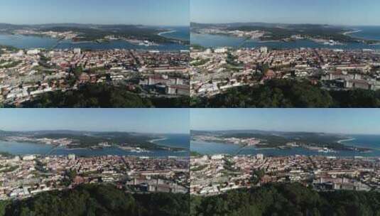 葡萄牙维亚纳卡斯特洛市高清在线视频素材下载