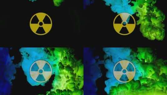 抵制核废水核污水排放保护环境概念视频高清在线视频素材下载