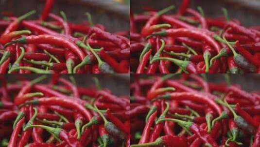 火红辣椒丰收素材高清在线视频素材下载