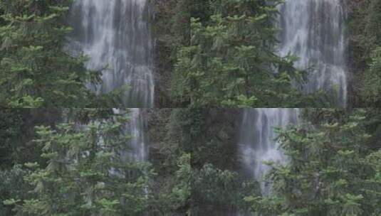 高山瀑布高清在线视频素材下载