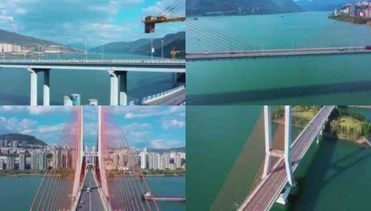 云阳长江大桥高清在线视频素材下载