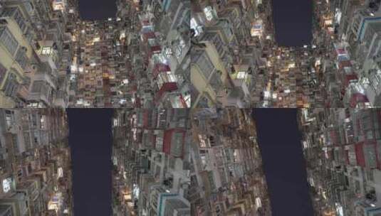 香港怪兽大厦高清在线视频素材下载
