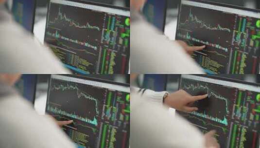 投资理财股票软件分析数据高清在线视频素材下载