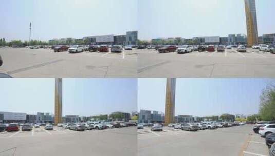 首航奥特来斯  商场外景 景色高清在线视频素材下载
