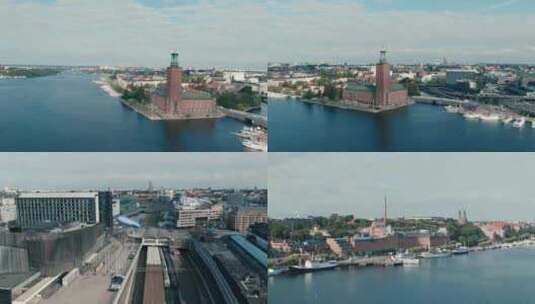 瑞典 欧洲  斯德哥尔摩 西约塔兰省高清在线视频素材下载
