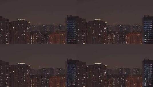 楼房夜景高清在线视频素材下载