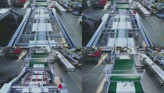 工厂车间机械印刷设备高清在线视频素材下载