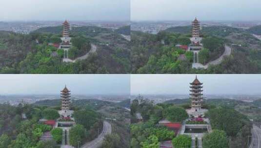 中国广东省广州市南沙区十八罗汉山森林公园高清在线视频素材下载