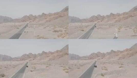 沙漠公路高清在线视频素材下载