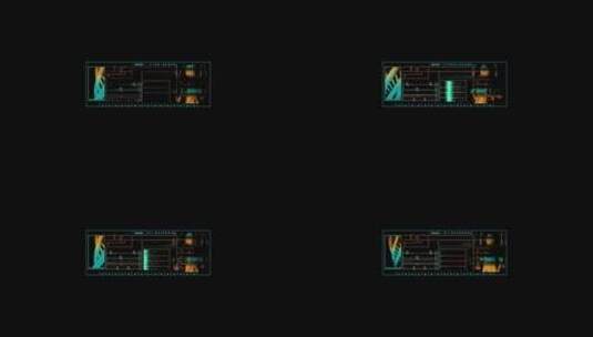 抽象HUD信息图表|运动图形高清在线视频素材下载