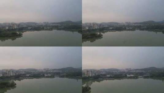 航拍广东惠州西湖景区高清在线视频素材下载