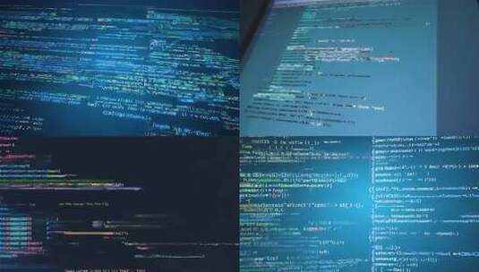 计算机屏幕上显示乱码代码 (1)高清在线视频素材下载