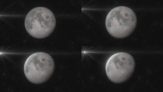 月球模拟高清在线视频素材下载