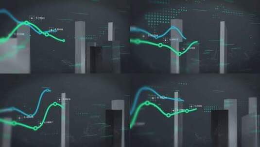 金融图表股票高清在线视频素材下载