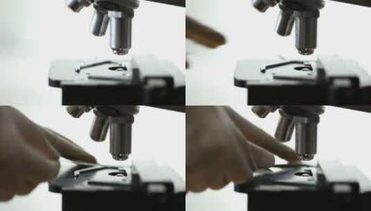 科学家在用显微镜高清在线视频素材下载