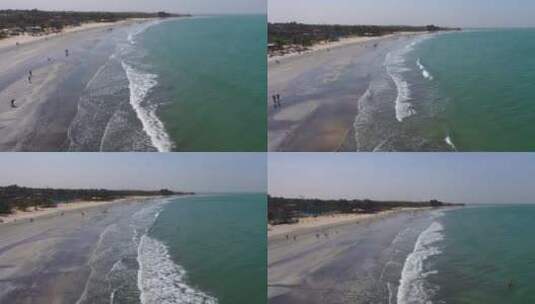 海岸景观航拍高清在线视频素材下载