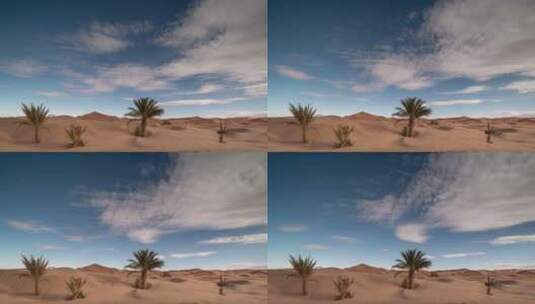 默祖加沙漠延时拍摄高清在线视频素材下载