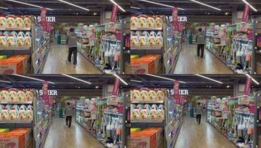超市洗护区高清在线视频素材下载