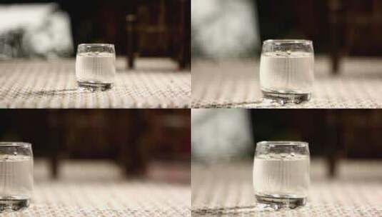 【镜头合集】高度白酒口杯玻璃杯倒酒 (6)高清在线视频素材下载