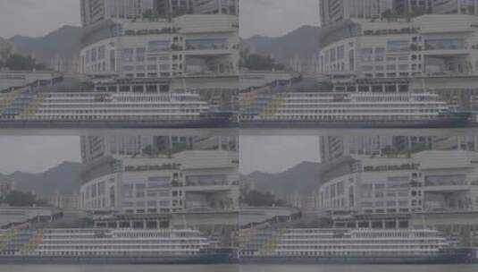重庆邮轮 朝天门洪崖洞 4klog高清在线视频素材下载