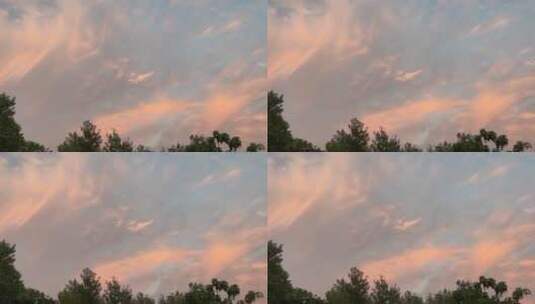 黄昏时的天空高清在线视频素材下载