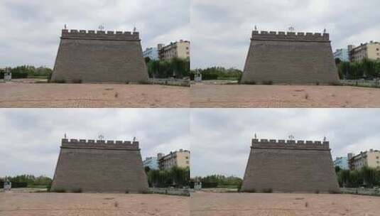 古建筑城墙高清在线视频素材下载