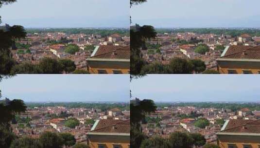 俯瞰意大利小镇高清在线视频素材下载
