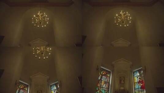 教堂的细节拍摄特写高清在线视频素材下载