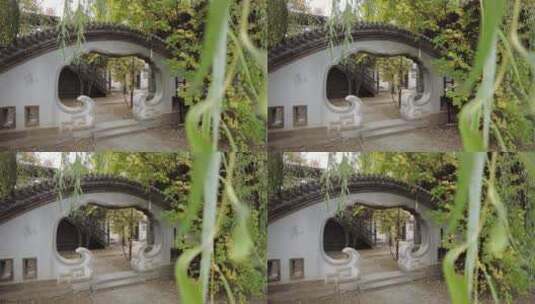 古庭院古建筑高清在线视频素材下载