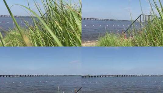 海边跨海大桥高清在线视频素材下载