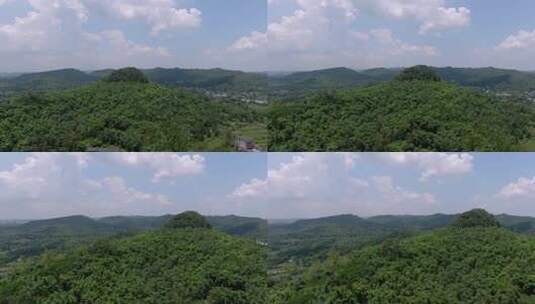 春堡山风景高清在线视频素材下载