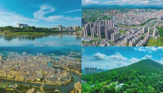 广东省肇庆市怀集县地标拍摄高清在线视频素材下载