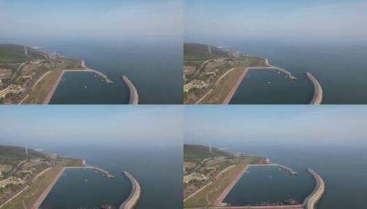 中国十大最美海岛烟台长岛航拍高清在线视频素材下载