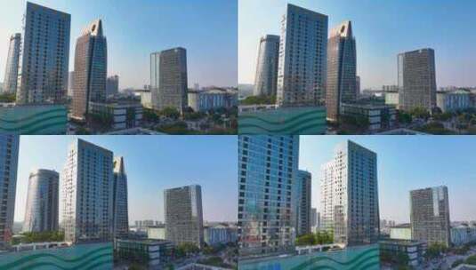 4K航拍深圳龙岗平湖华南城24高清在线视频素材下载