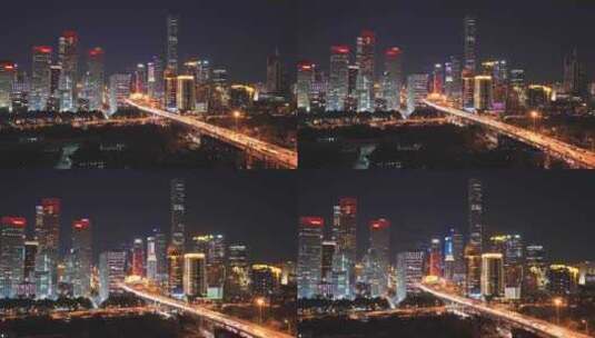 北京夜景 北京延时 北京交通 北京高清在线视频素材下载